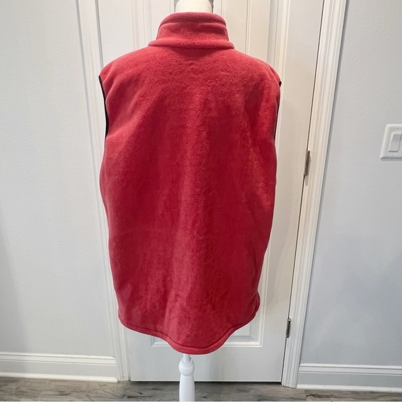 Reel Legends Fleece Vest Men's XXL Maroon Camping Hiking Walking Sweater - Picture 5 of 13